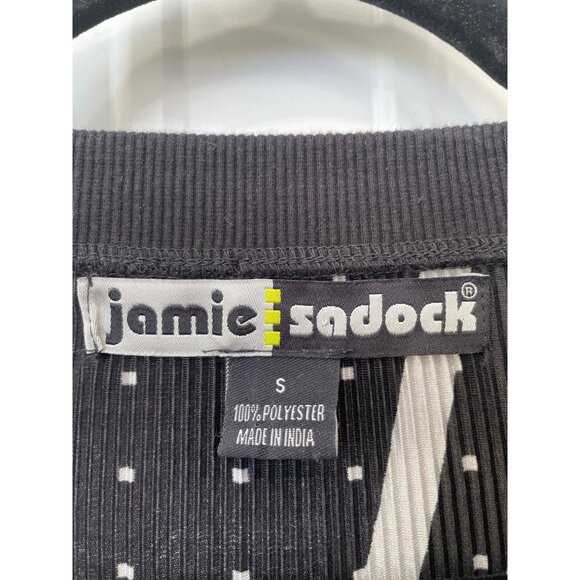 Jamie Sadock Graphic Long Sleeve Top Size Small Crewneck Geometric Performance - Picture 3 of 7